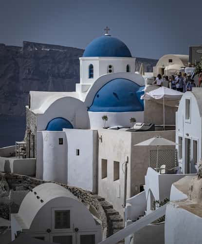 Churches of St Anastasi & St Spirydon in Oia, Santorini