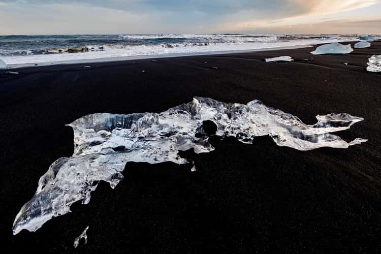 Diamond Beach Sunrise (Jokulsarlon Beach) Iceland