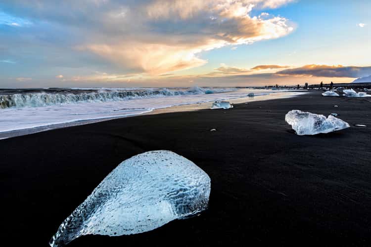 Diamond Beach Sunrise (Jokulsarlon Beach) Iceland