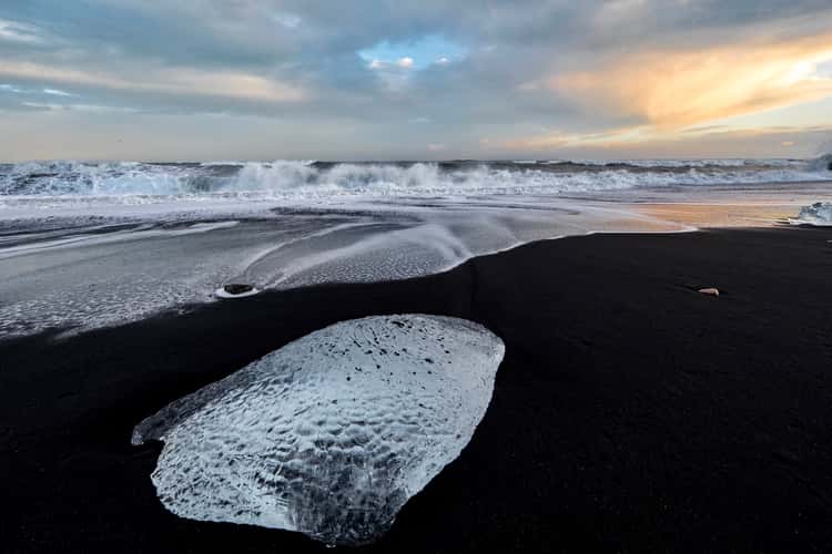 Diamond Beach Sunrise (Jokulsarlon Beach) Iceland