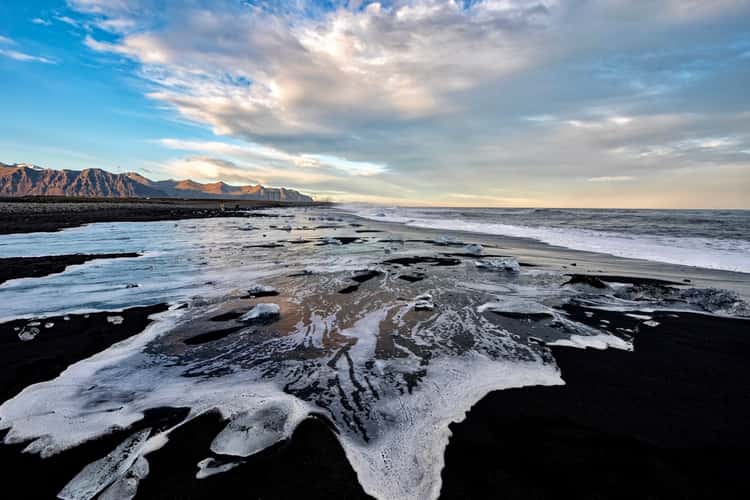 Diamond Beach Sunrise (Jokulsarlon Beach) Iceland