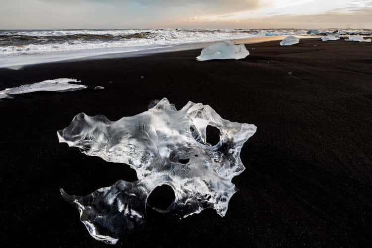 Diamond Beach Sunrise (Jokulsarlon Beach) Iceland