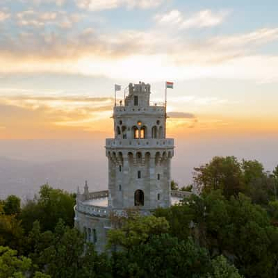 Erzsebet Lookout Tower, Budapest, Hungary