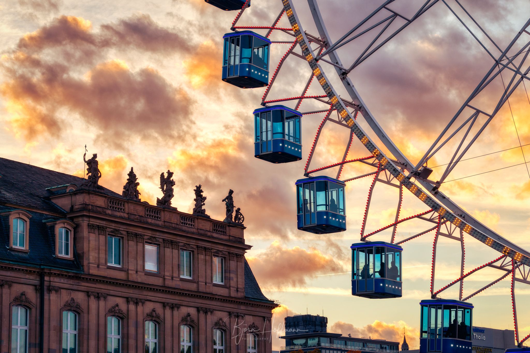 Ferris Wheel, Schlossplatz Stuttgart (temporary spot), Germany