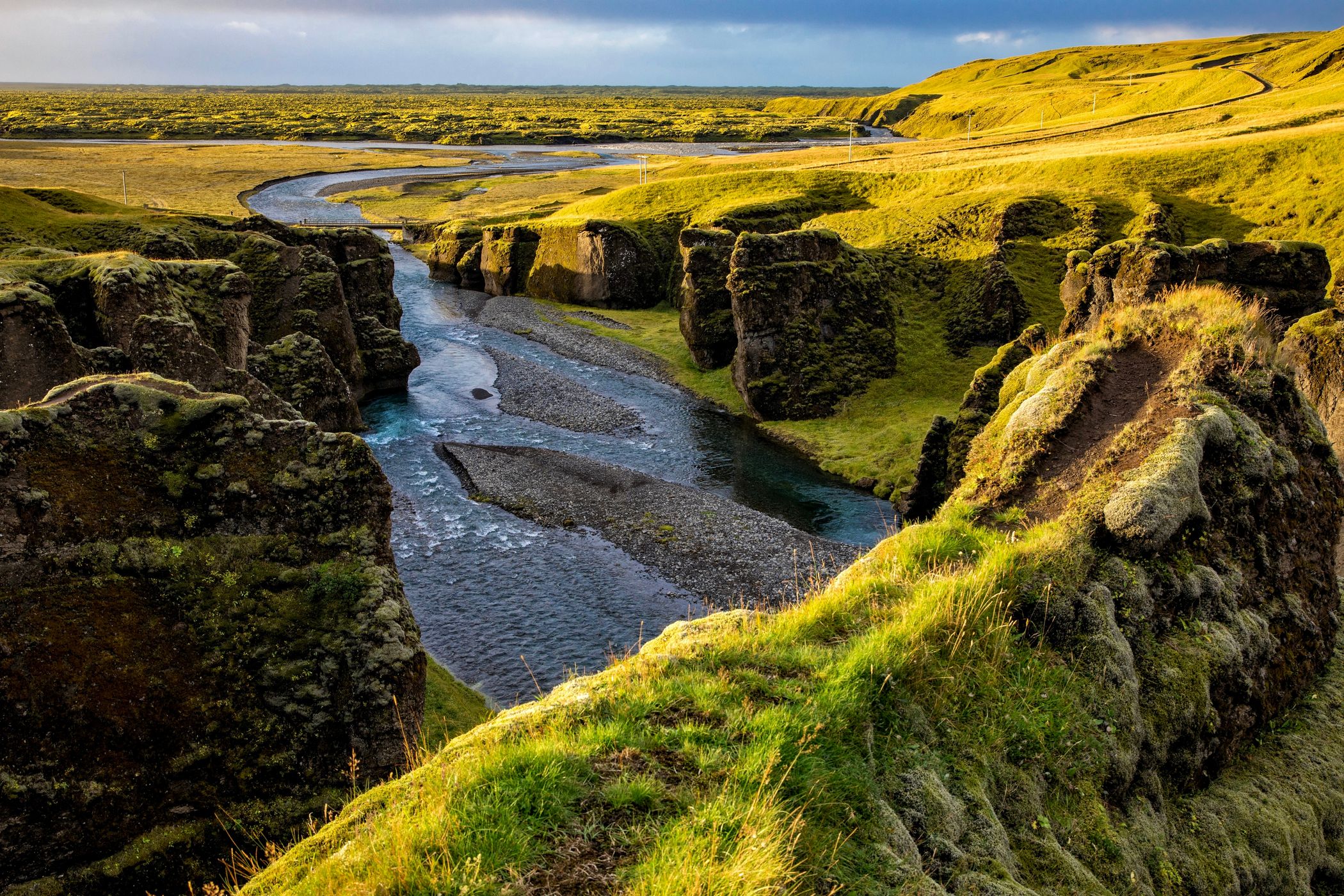 Fjaðrárgljúfur Canyon, Iceland