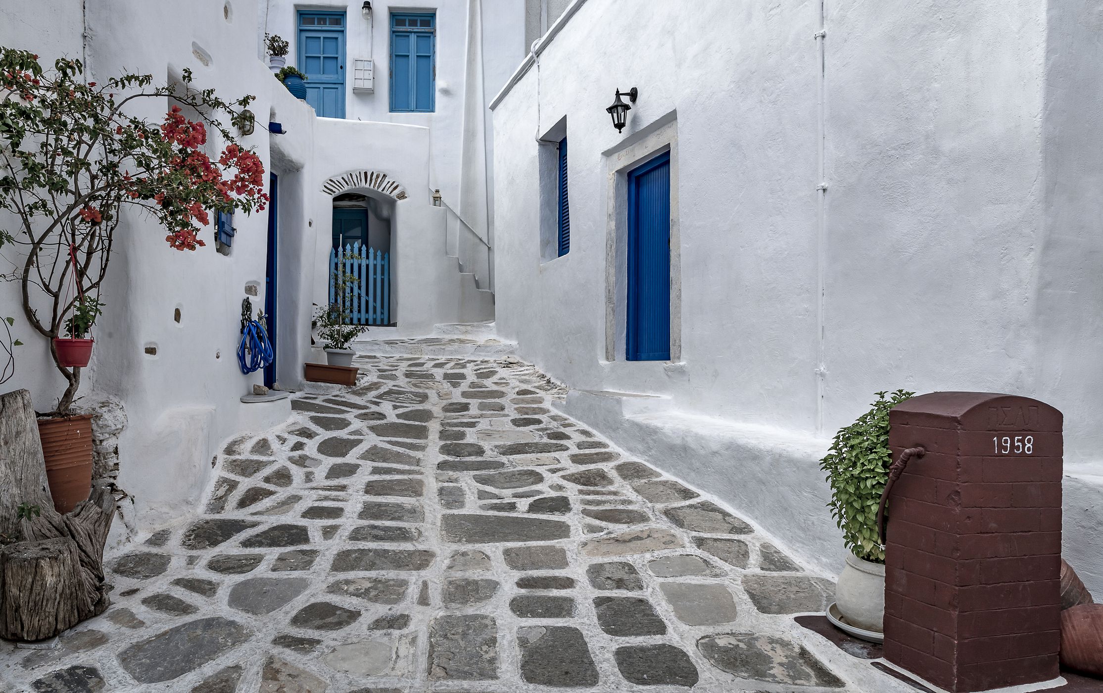Lefkes village, Greece