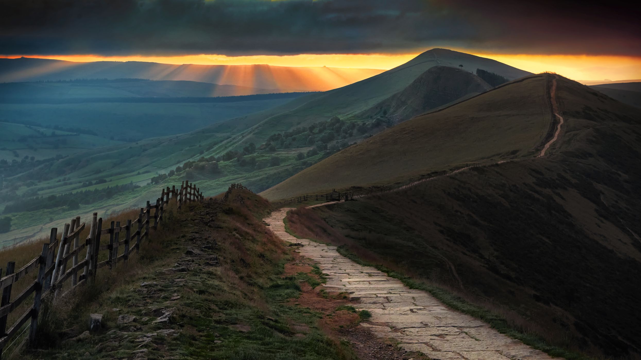 Mam tor Peak District, United Kingdom