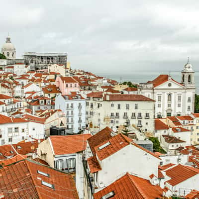 Miradouro Portas do Sol, Lisbon, Portugal