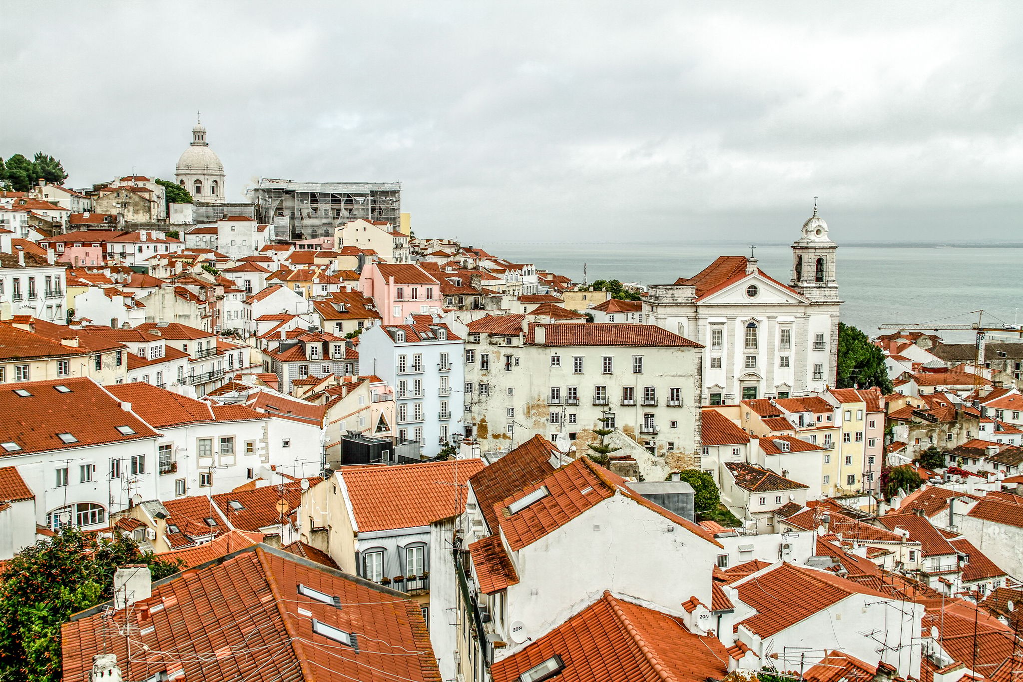 Miradouro Portas do Sol, Lisbon, Portugal
