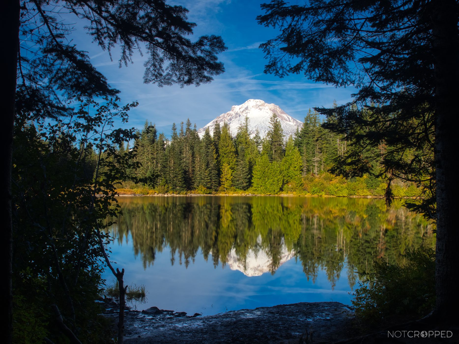 Mirror lake viewpoint, USA