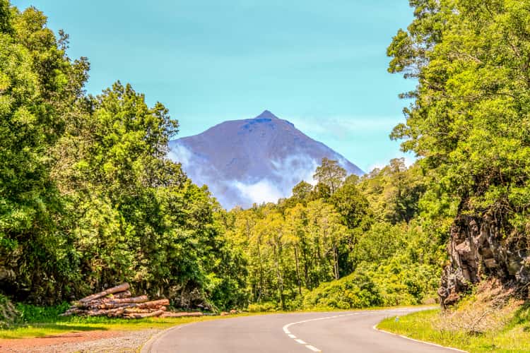 Mount Pico from the mountain road