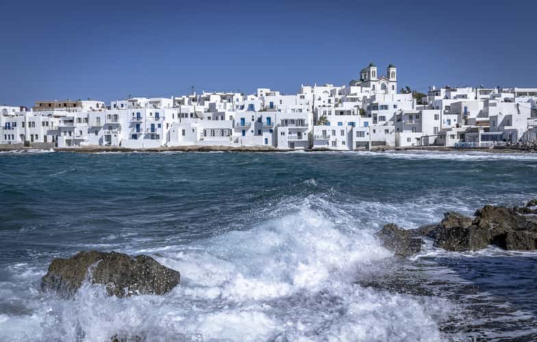 Naoussa inner harbour