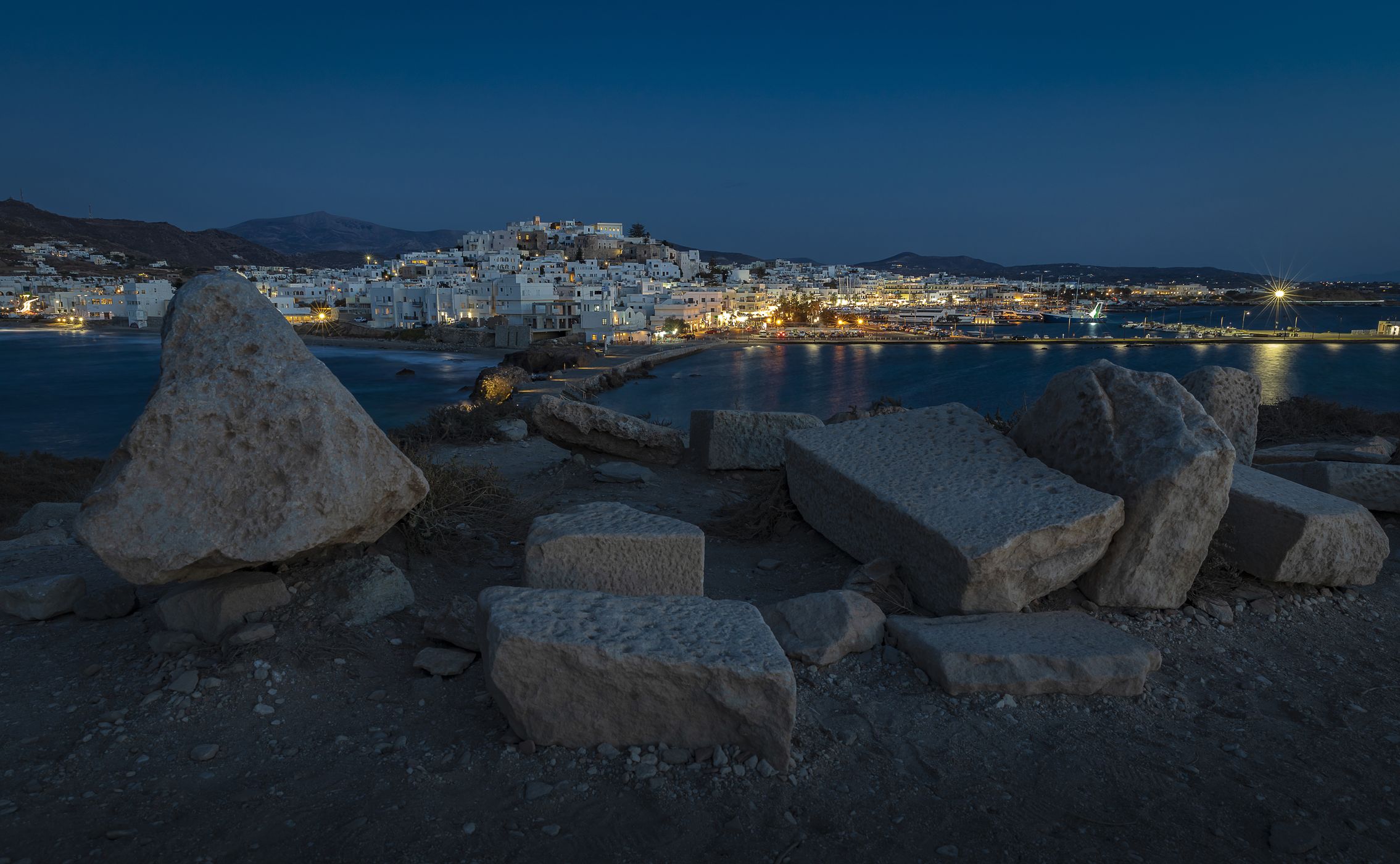 Naxos Greece Pier, Greece