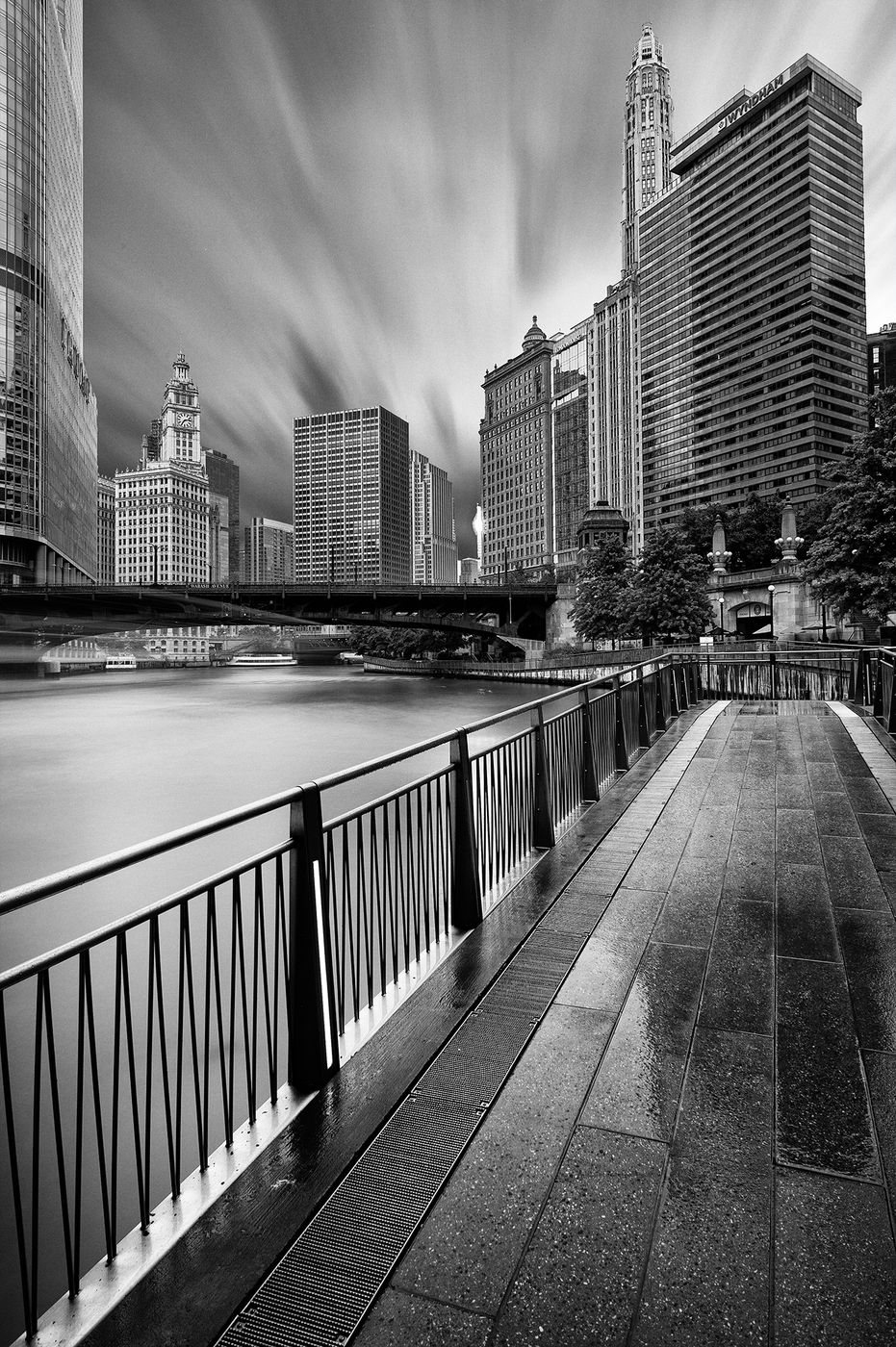 Near Wabash Street Bridge, Chicago, USA