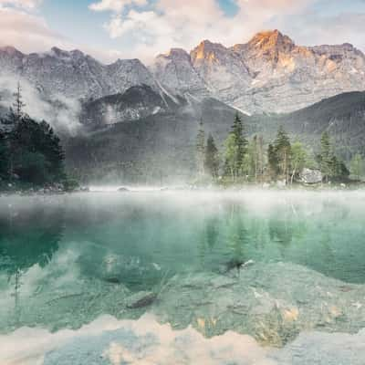 Paradise Island on the Eibsee, Germany