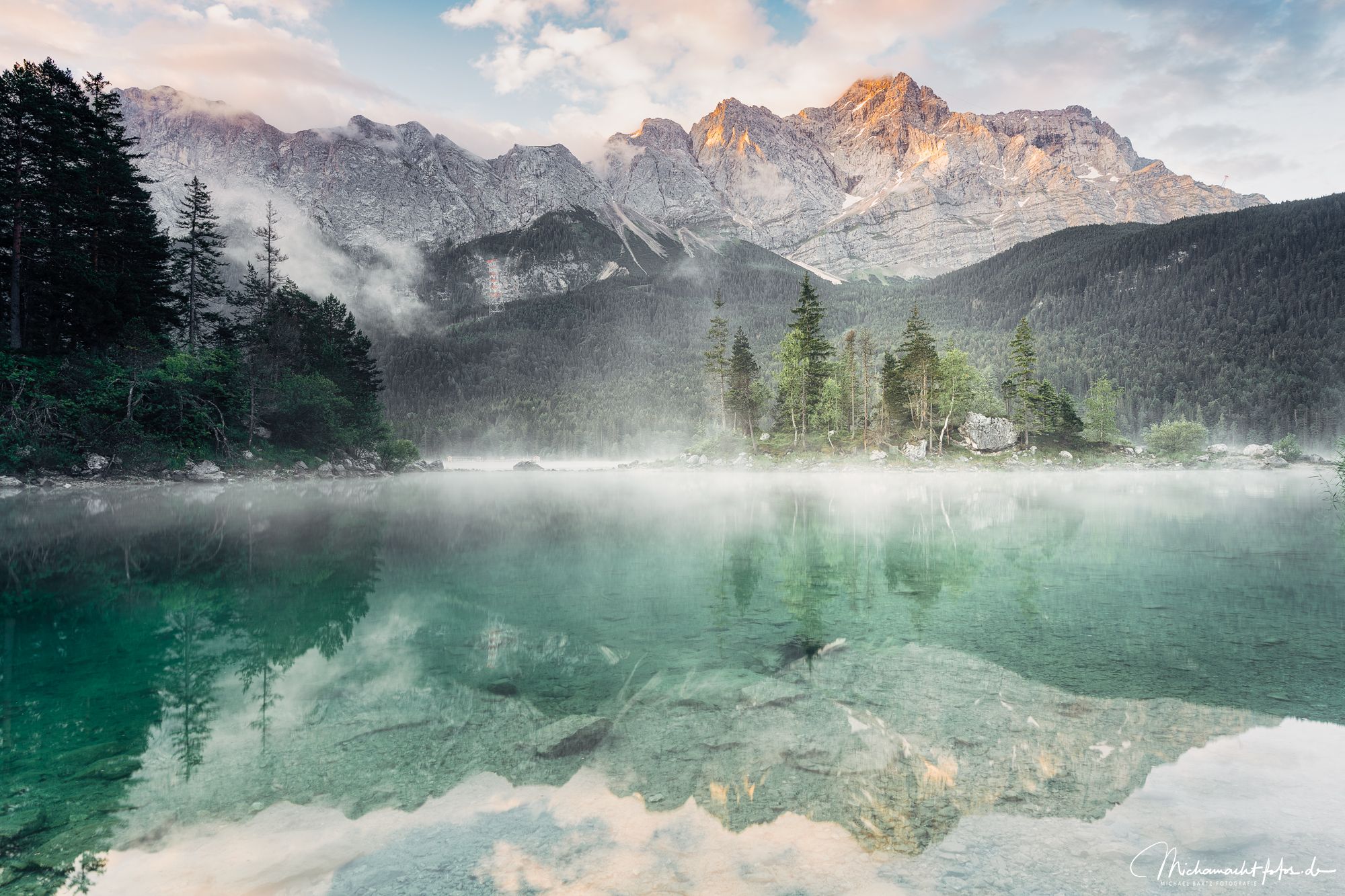 Paradise Island on the Eibsee, Germany