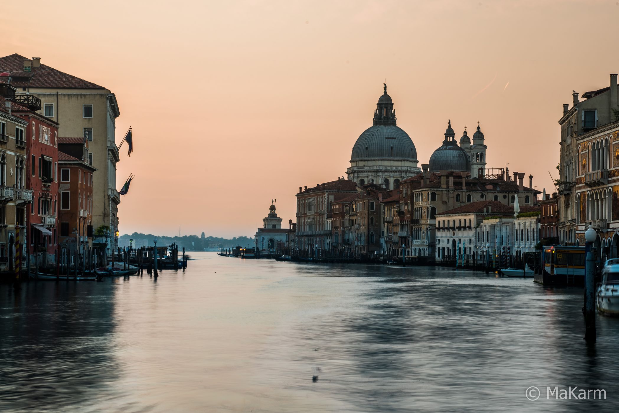 View from Ponte dell'Accademia, Venice, Italy