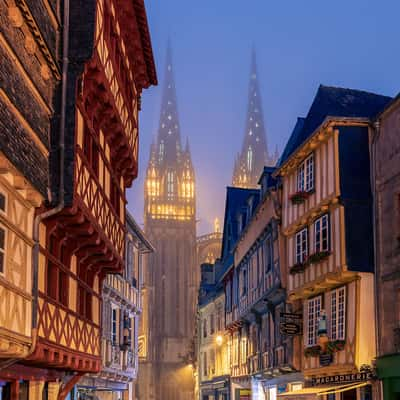 Quimper, rue Kéréon, France