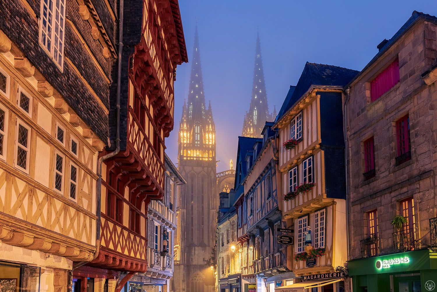 Quimper, rue Kéréon, France