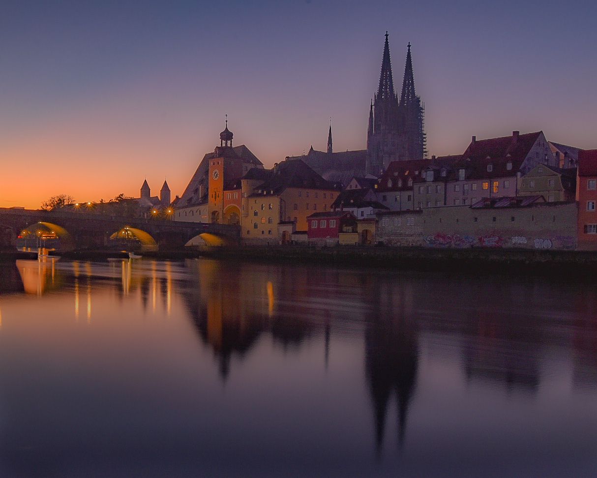 View of Regensburg, Germany