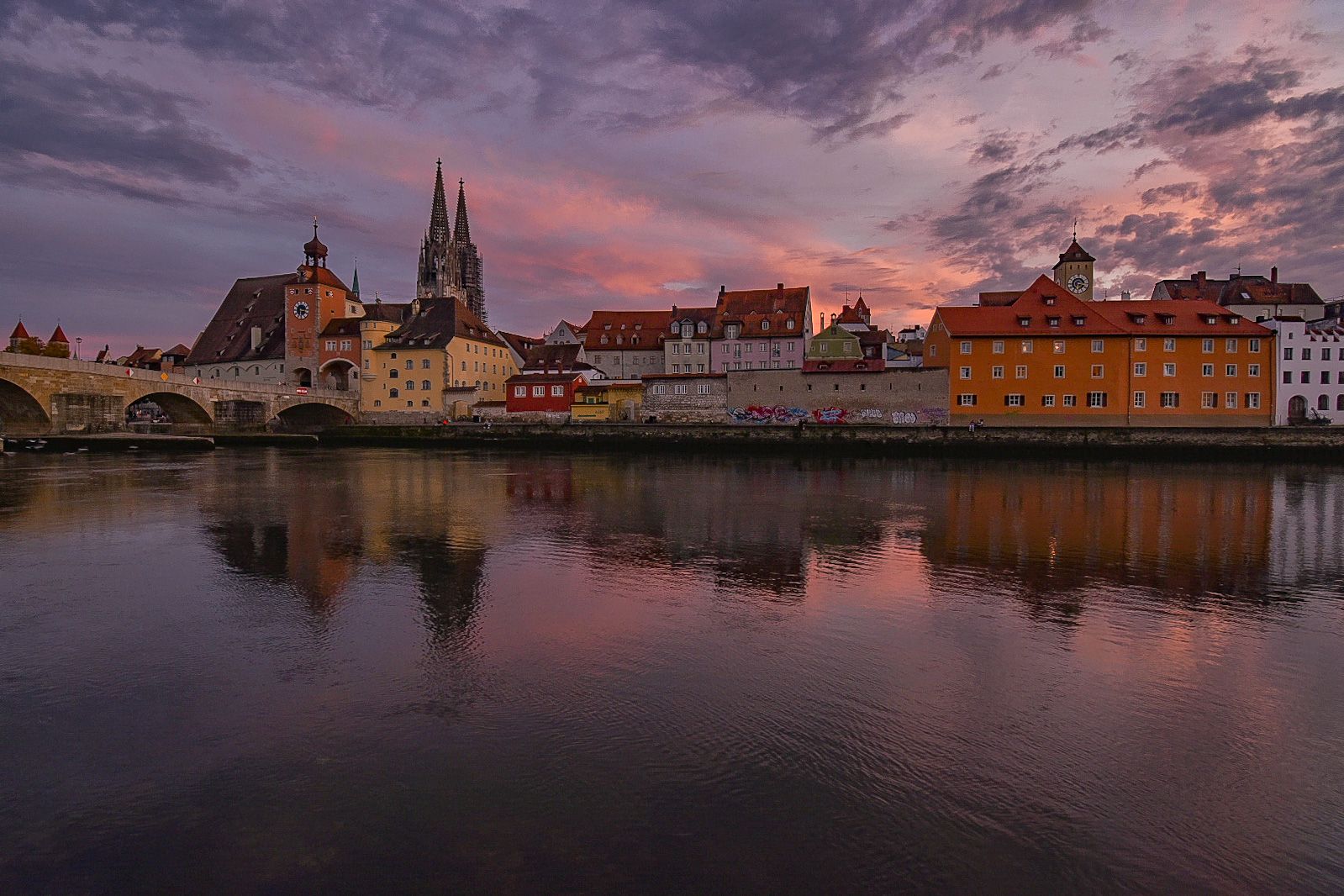 View of Regensburg, Germany