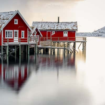 Rorbuer at Moskensveien, Reine, Norway