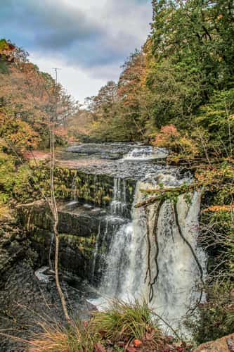 Sgwd Clun-Gwyn Waterfall, Bannau Brycheiniog  National Park