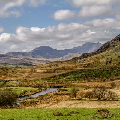 Snowdon Horseshoe from Capel Curig, United Kingdom