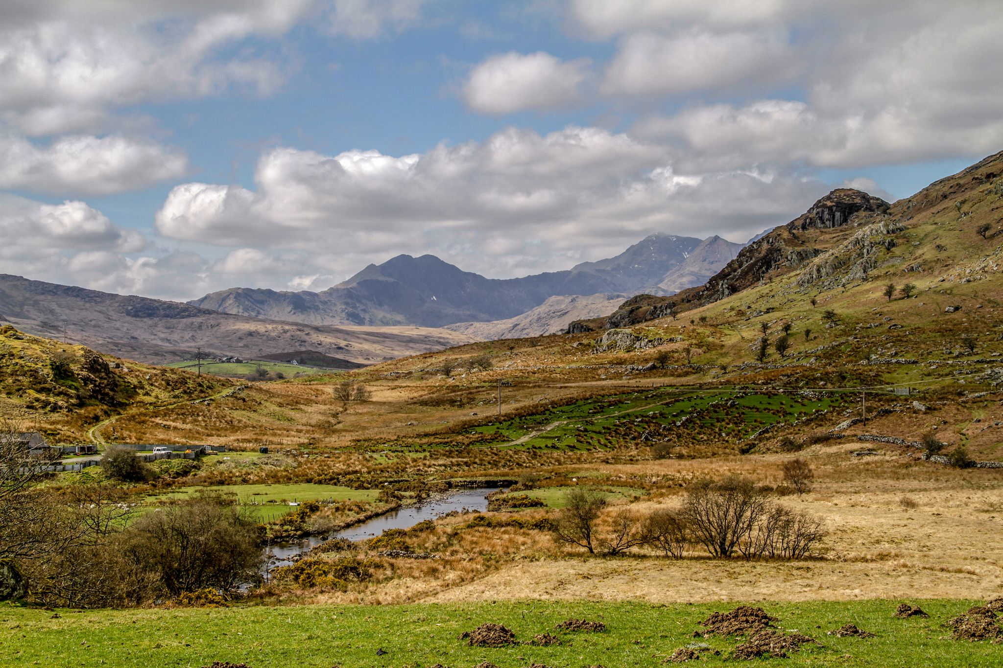 Snowdon Horseshoe from Capel Curig, United Kingdom