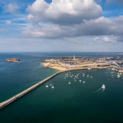 Harbour of Saint-Malo, France