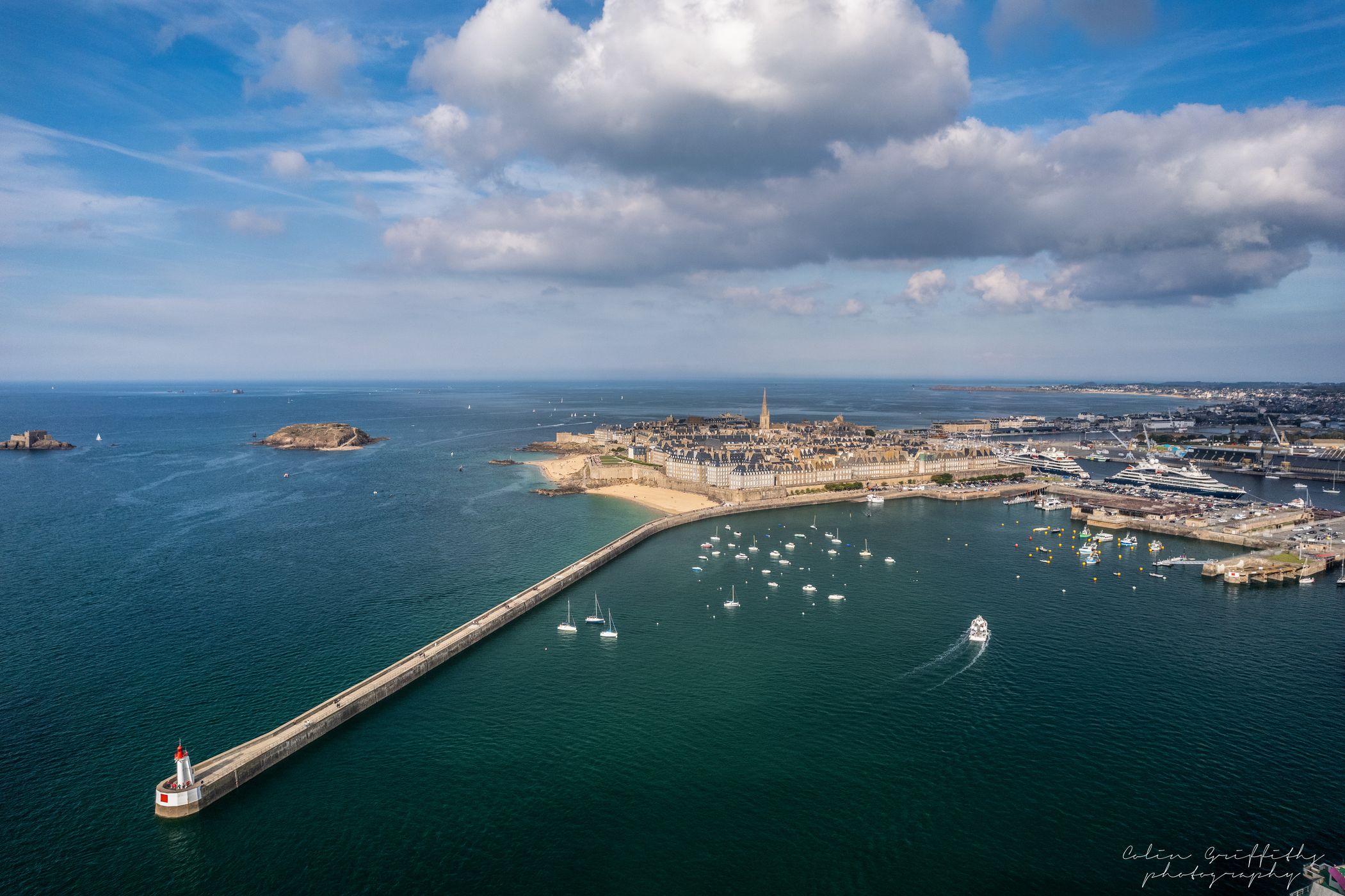 Harbour of Saint-Malo, France