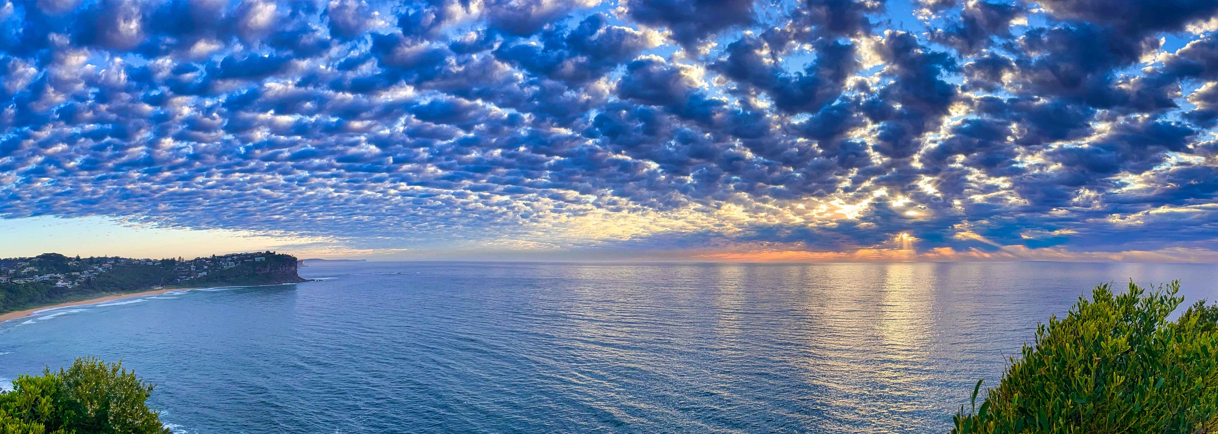 Sunrise at Mona Vale Headland Sydney, Australia
