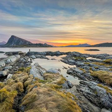 Sunrise on the coast, Norway
