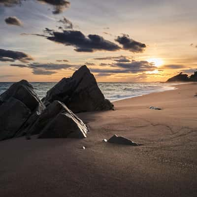 Sunset in Sant Pol de Mar, Spain