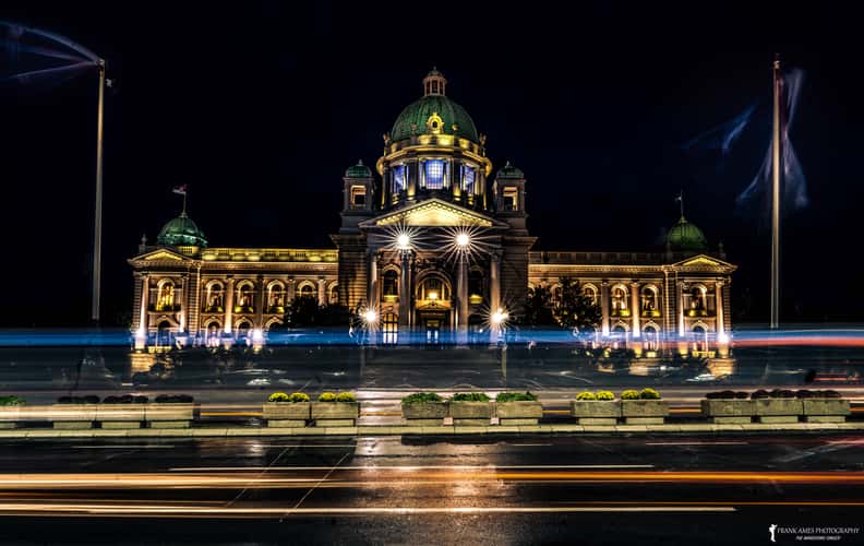 The House of the National Assembly of Serbia, in Belgrade