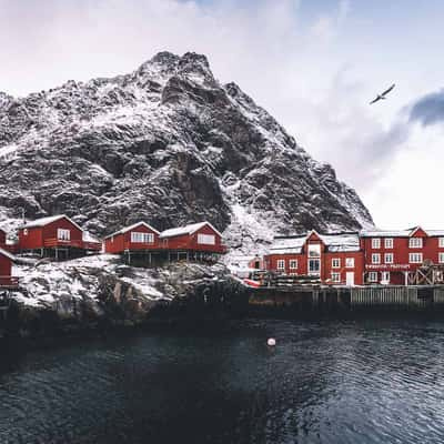 Utsiktspunkt, Å i Lofoten, Norway