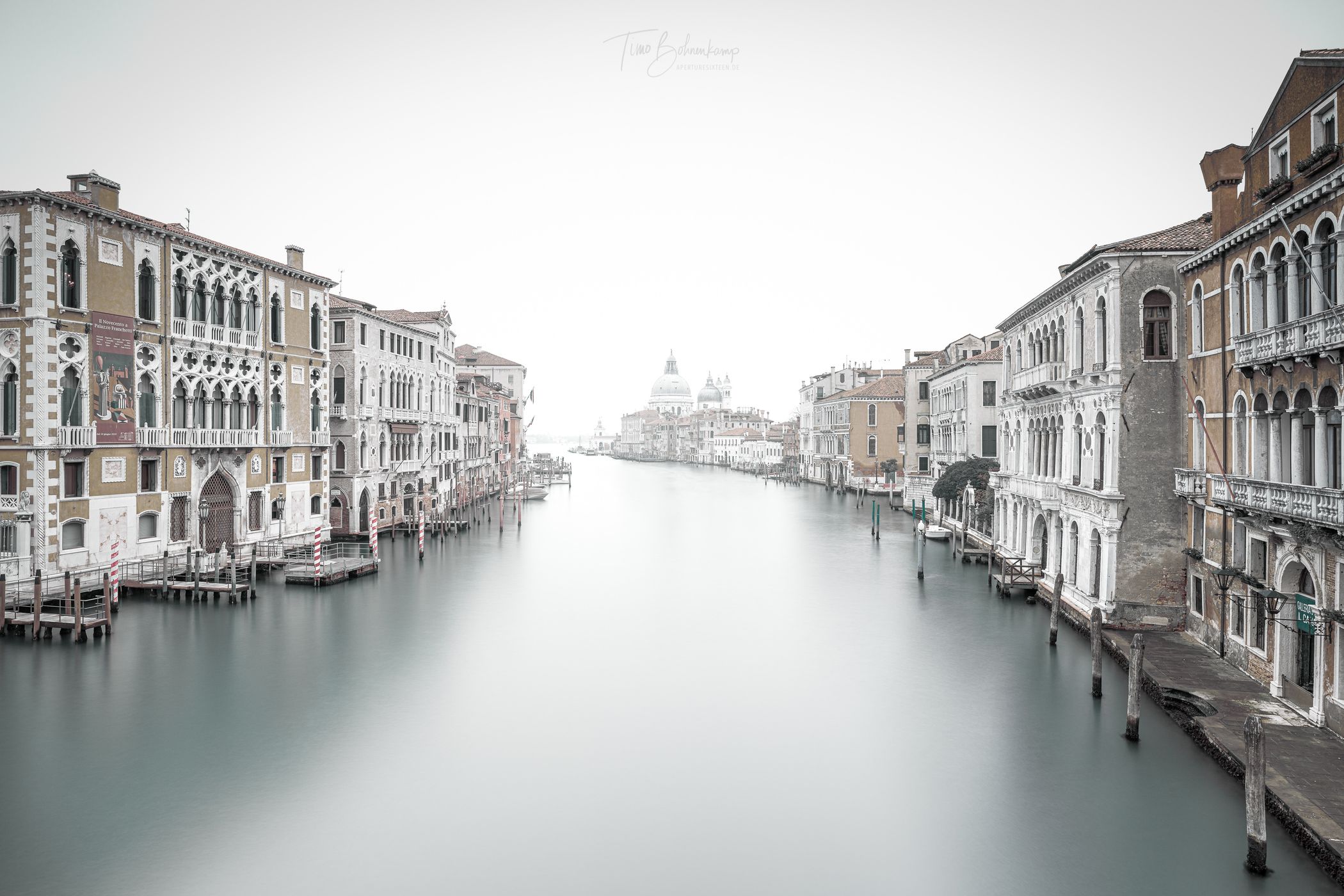 View from Ponte dell'Accademia, Venice, Italy