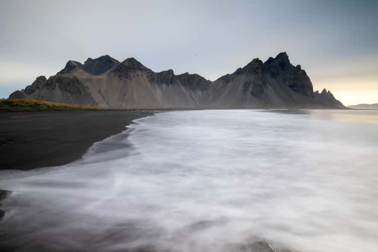 Vestrahorn from the beach, Stokkness