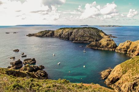 View from near the Pilcher Monument on Sark