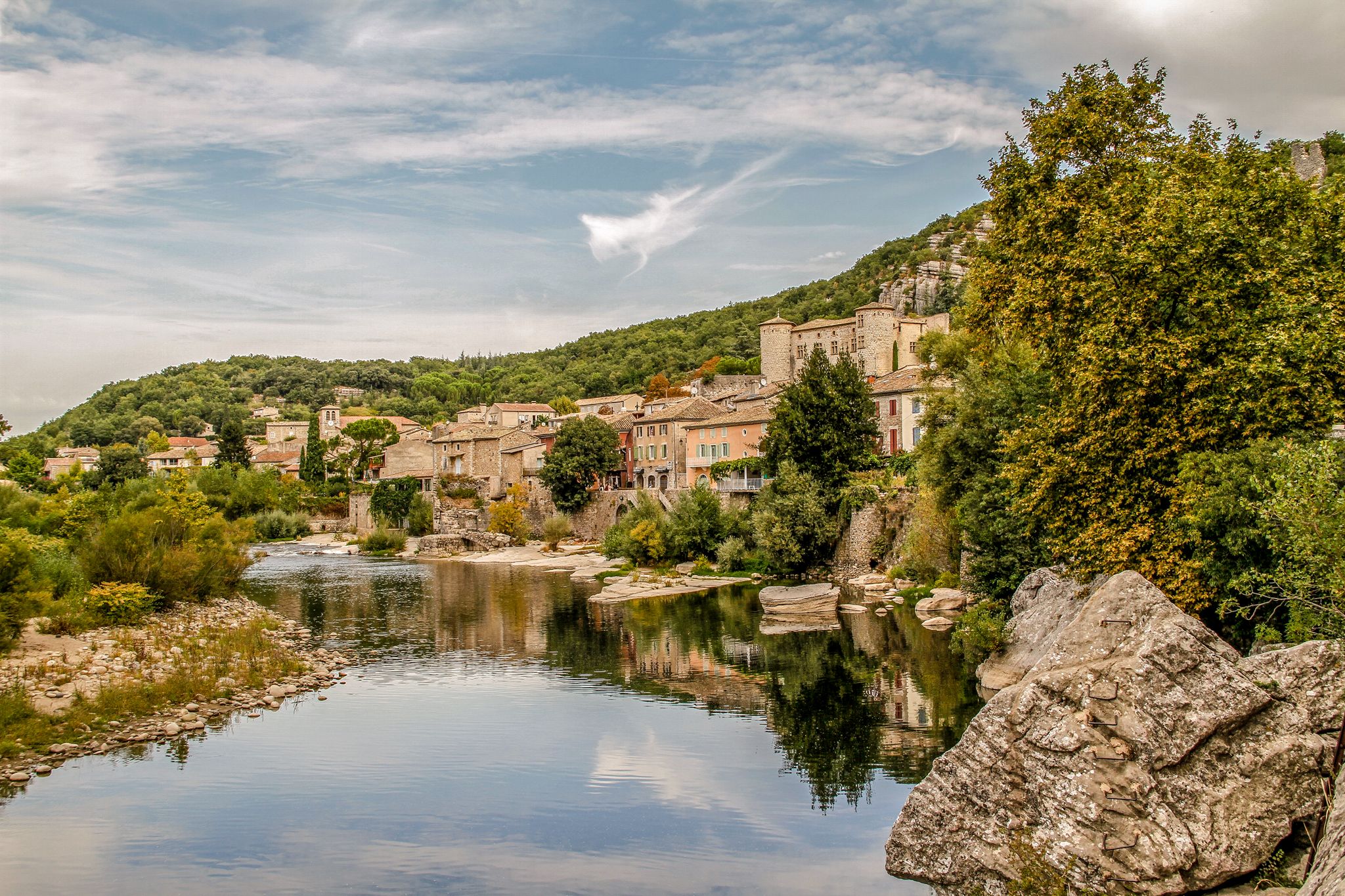 Vogue and the Ardeche River, France