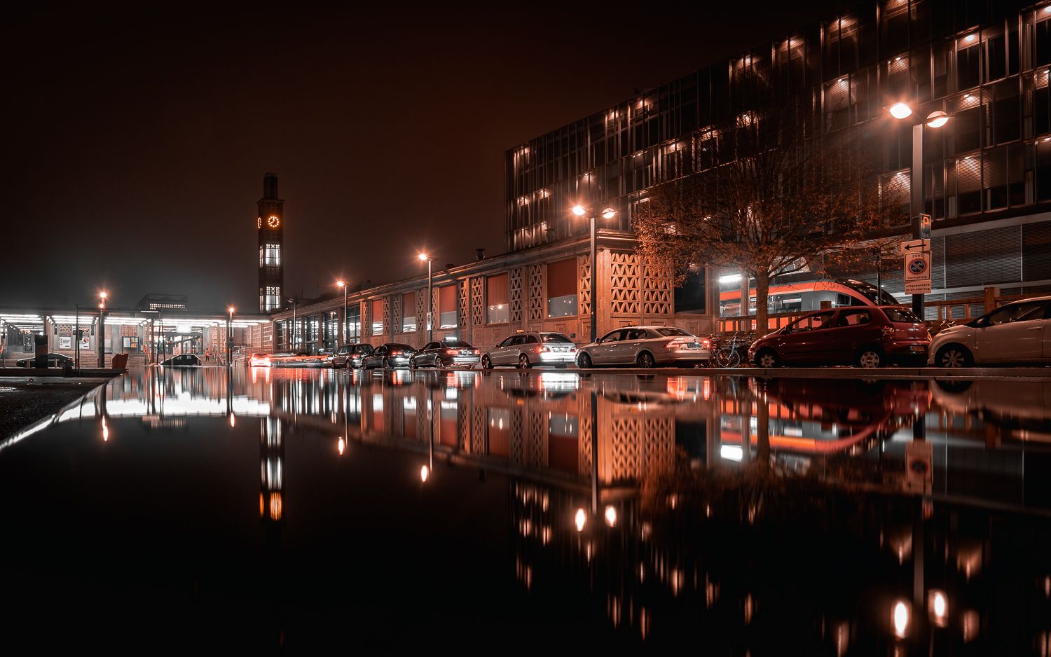 Water table at Stationsplein, Enschede, Netherlands