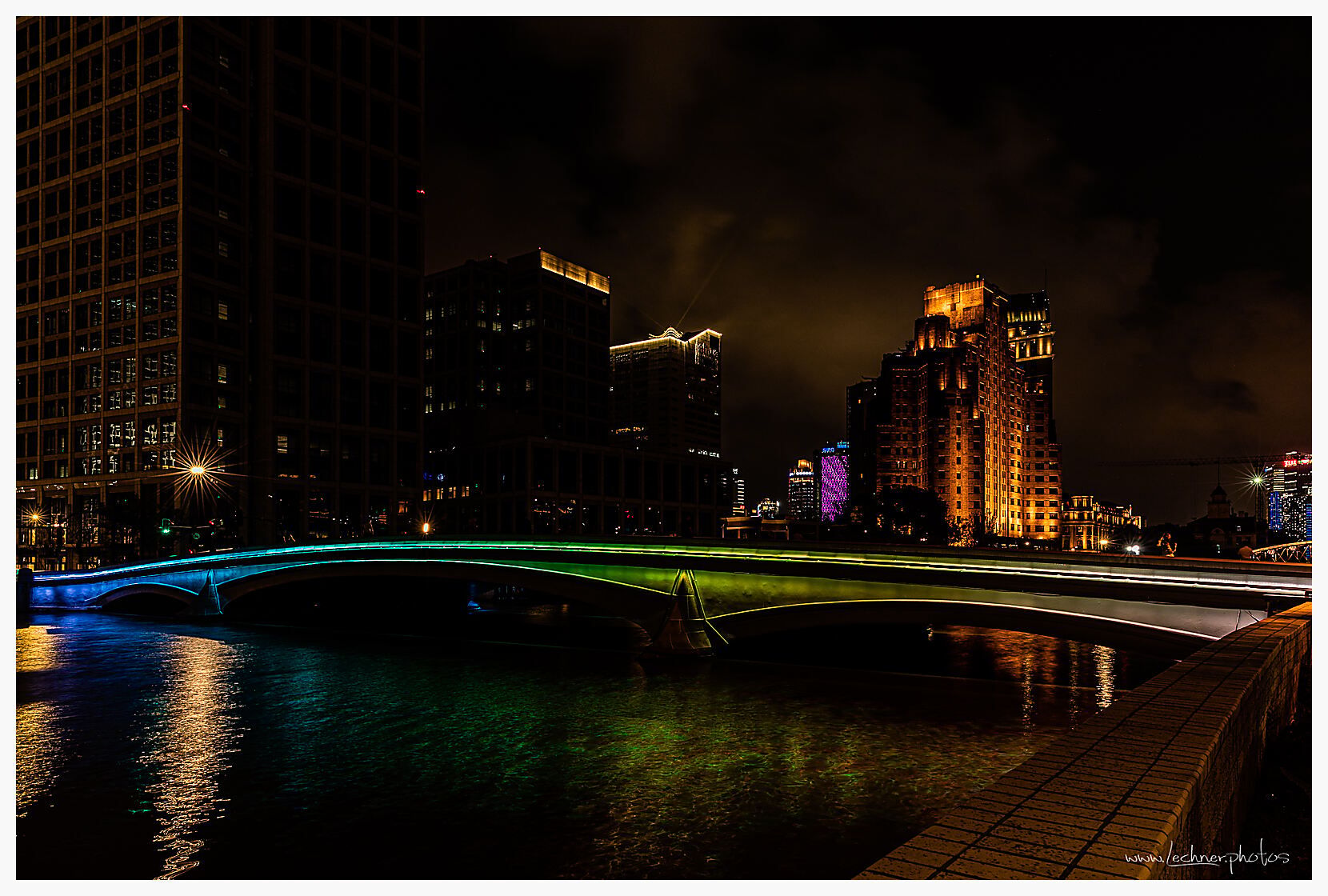 Bridge over the Suzhou River, Shanghai, China