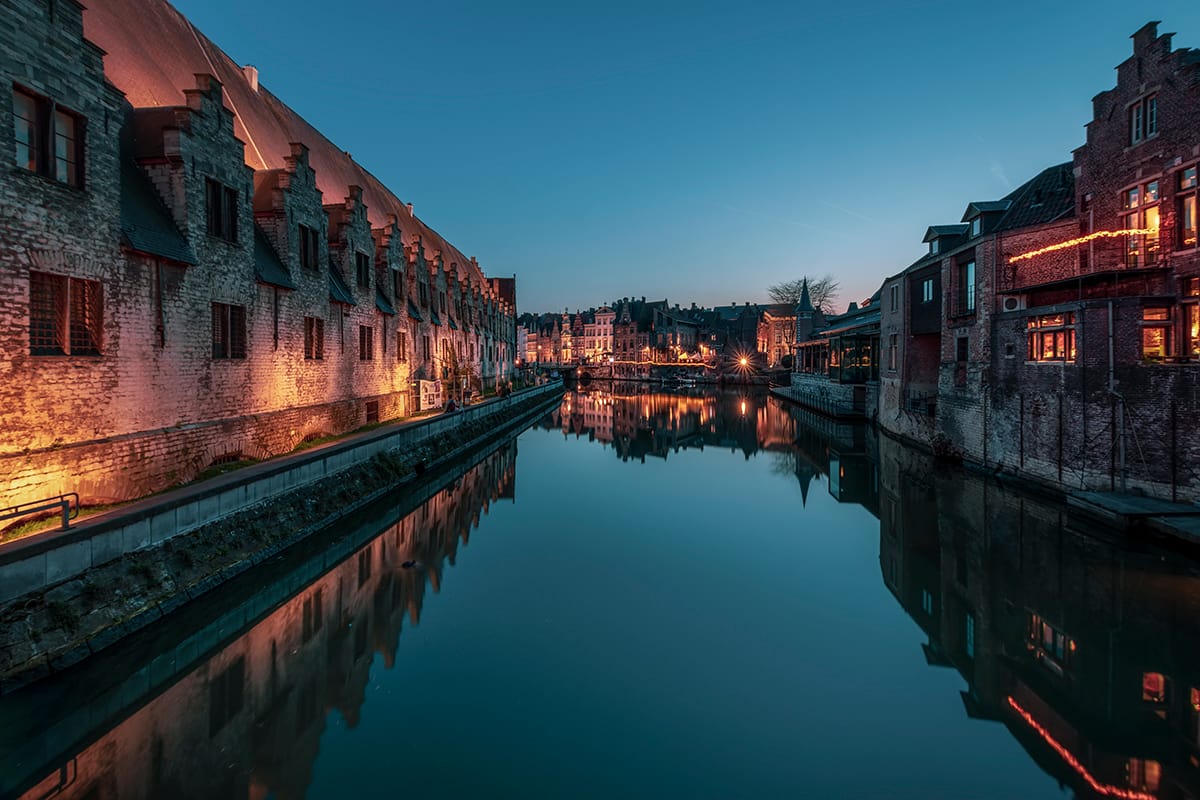 Bridge view, Belgium