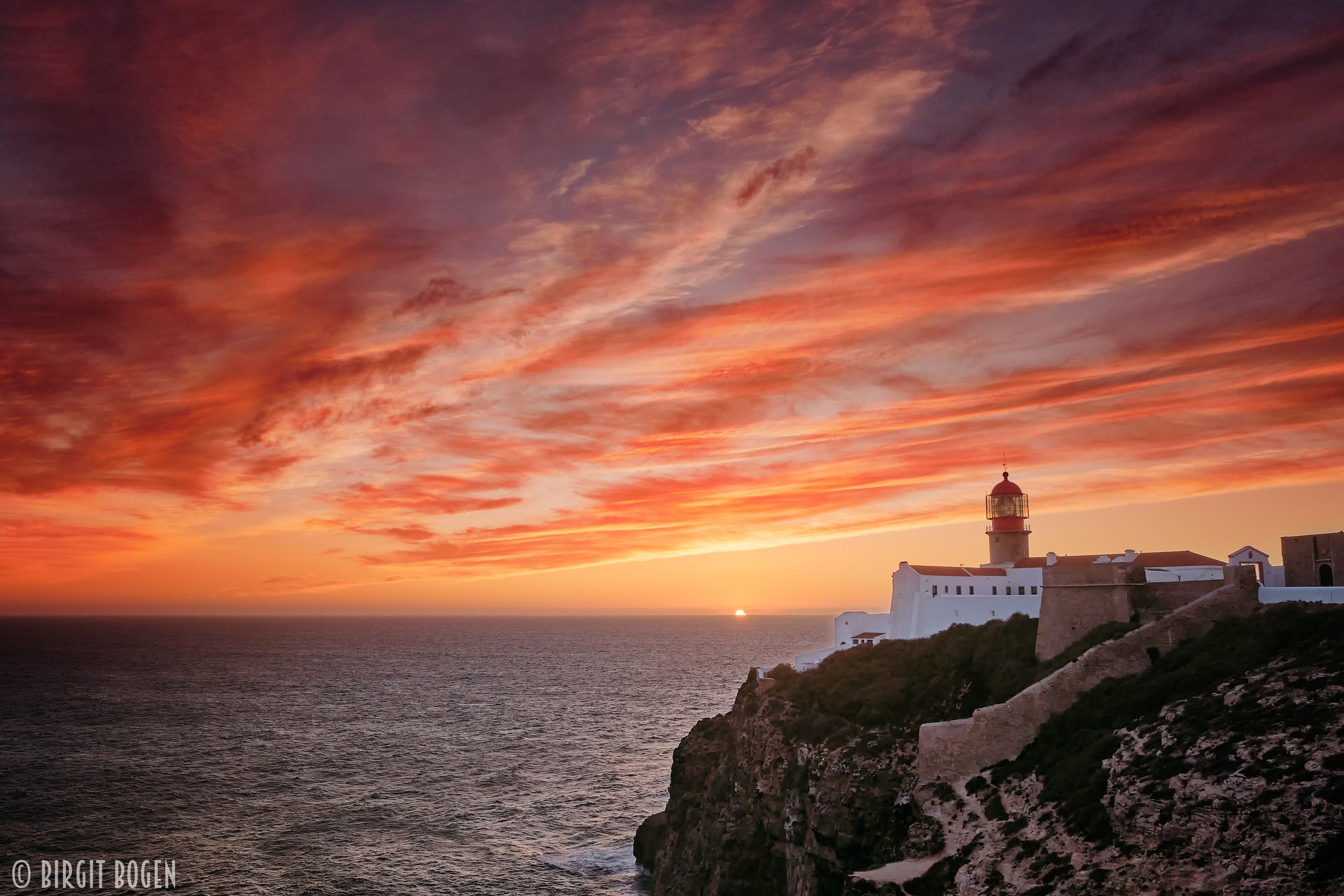 At the end of the world, Cabo de São Vicente, Algarve, Portugal