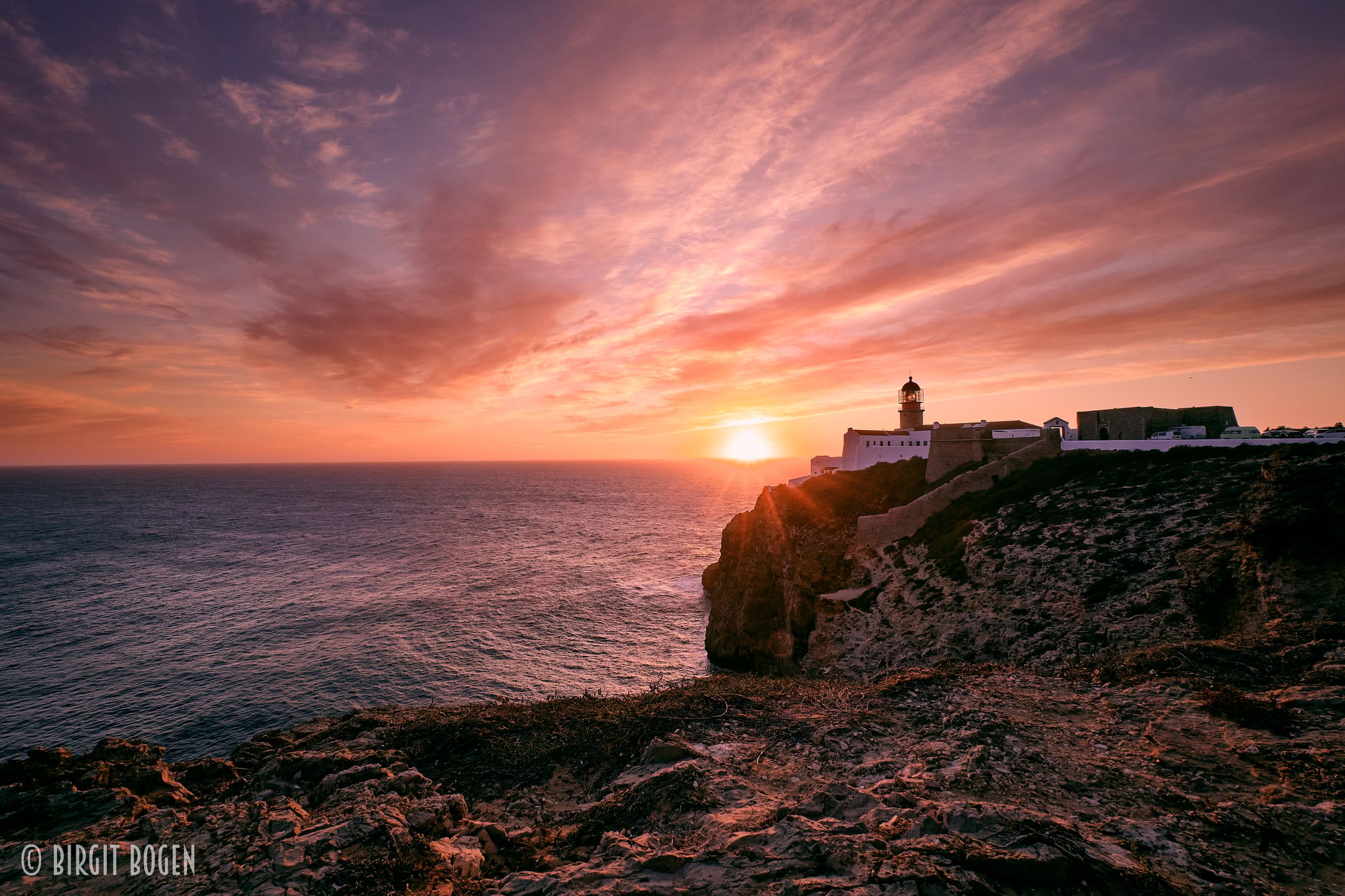 At the end of the world, Cabo de São Vicente, Algarve, Portugal