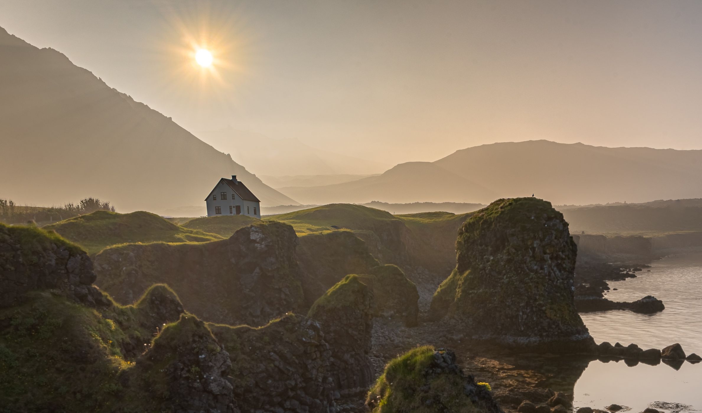 Lonely House in Arnarstapi, Iceland