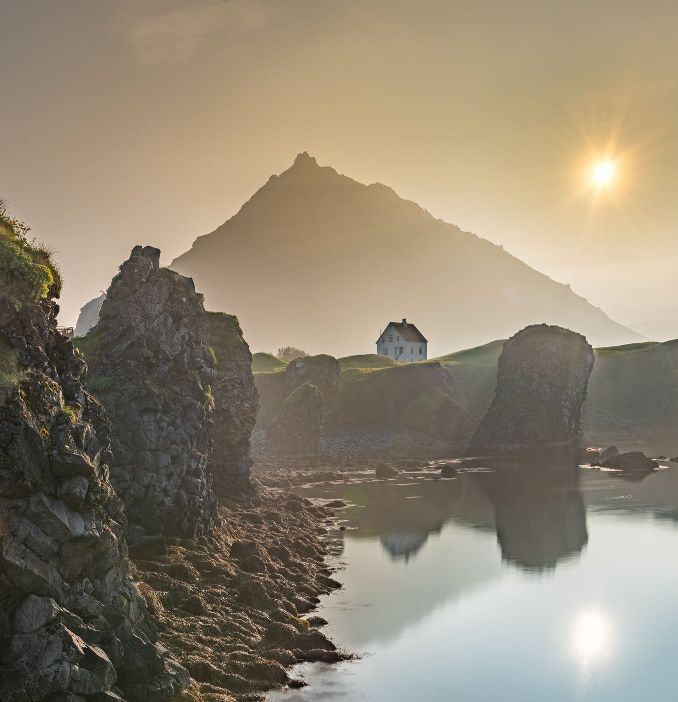 Lonely House in Arnarstapi, Iceland