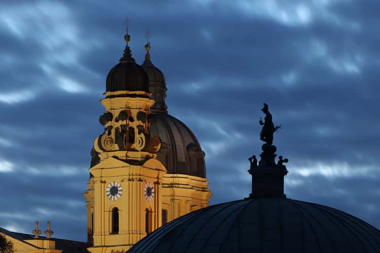 Dianatempel and Theatinerkirche