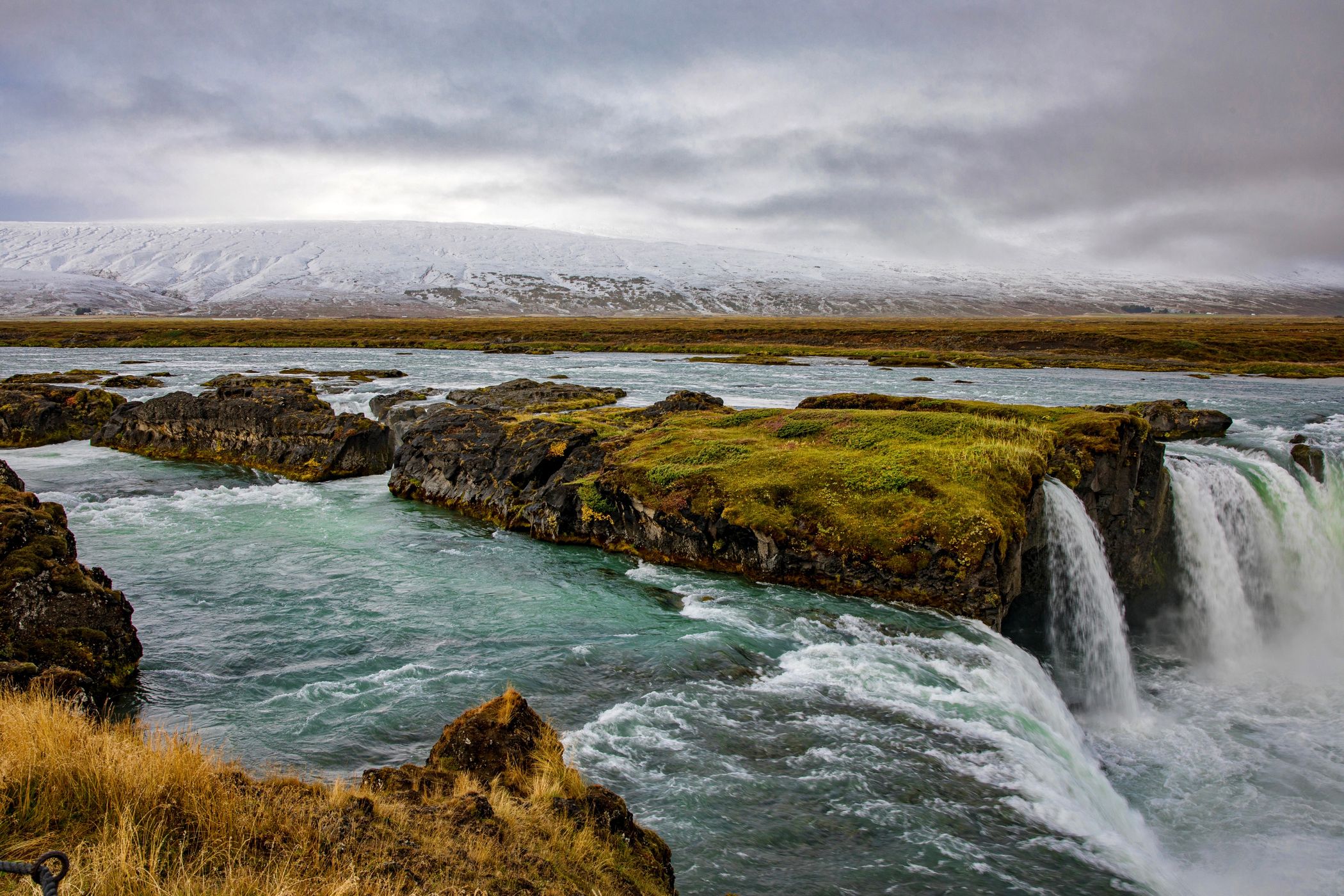 Goðafoss, South side view, Iceland