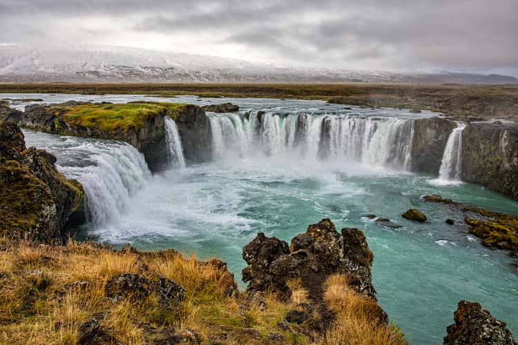 Goðafoss, South side view